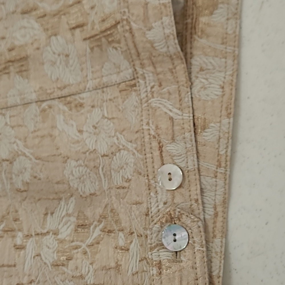 Ruby Rd gold textured lightweight jacket size 3X - image 9